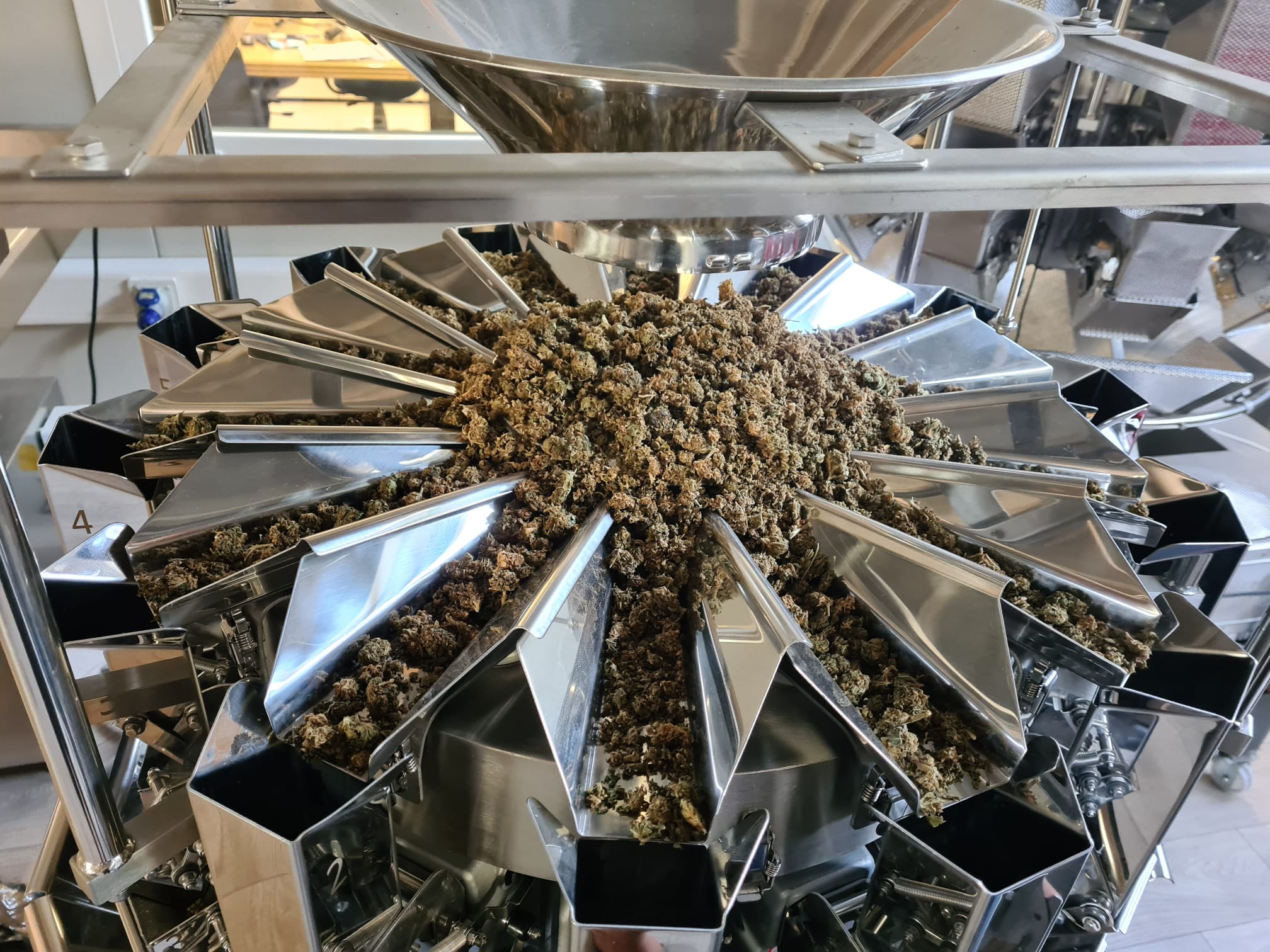 Cannabis Buds multihead weigher