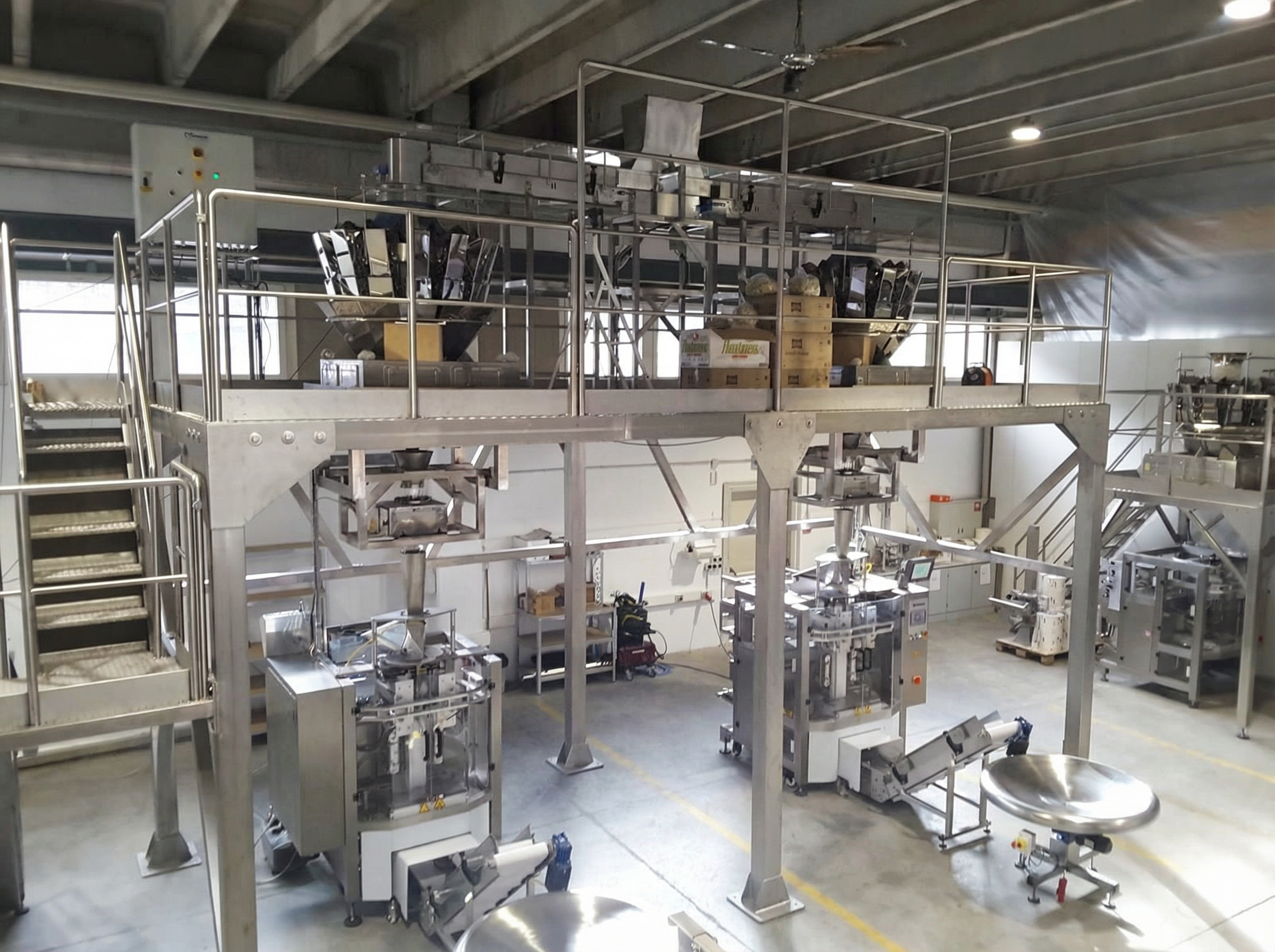 Organized production scale-up with synchronized multihead weighers and vertical form fill and seal machines in Germany