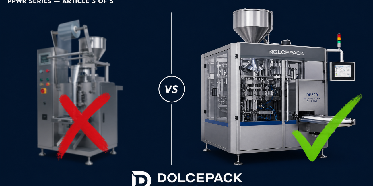 Standard Packaging Machines vs DolcePack Premade Pouch Machine for Spare Parts