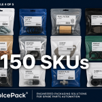 150 SKUs Spare Parts in Flexible Pouches – DolcePack Automation